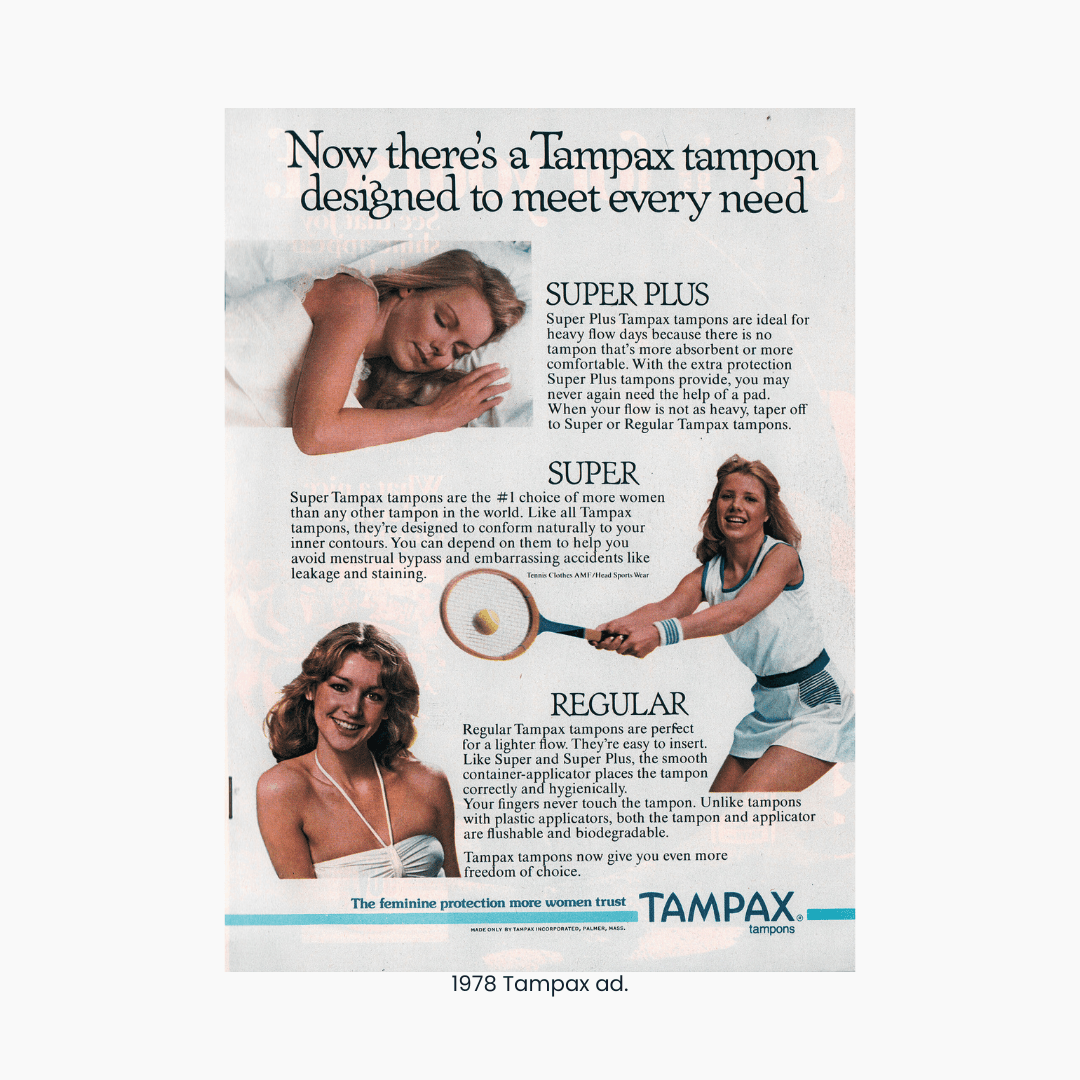 1978 Tampax ad.